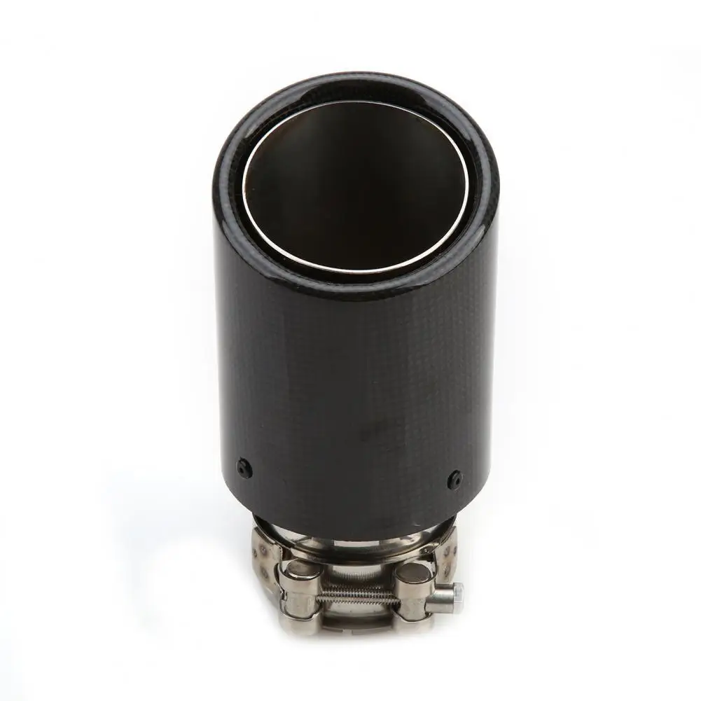 

63mm Carbon Fiber Car Modified Reflector Surface Exhaust Pipe Tailpipe Muffler Universal Car Accessories