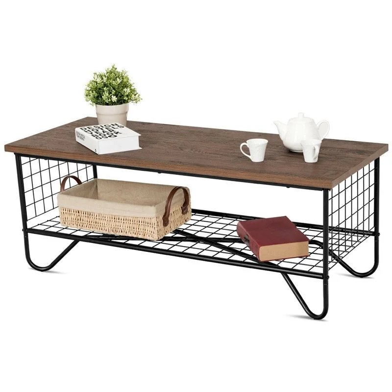 Кофе акцент коктейльный диван боковой стол твердый металлический каркас HW59329 |