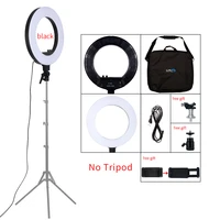 18inch45cm led ringlight with microphone stand selfie fill lighting usb charge lamp accessories tripod for makeup live stream