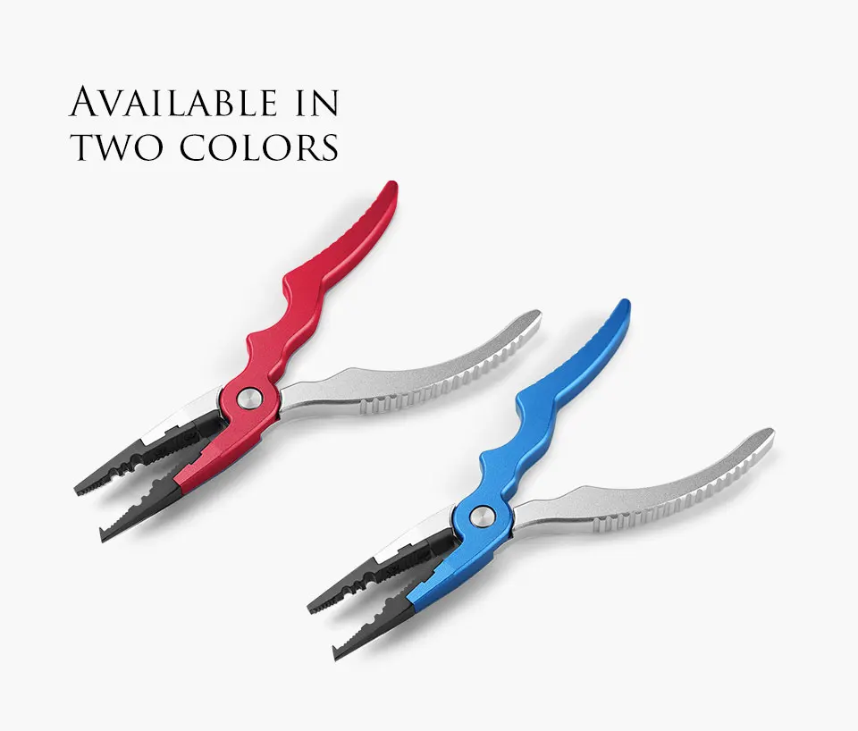 Easyfish Best Aluminum Alloy Fishing Pliers Grip Set Fishing Tackle Gear Hook Recover Cutter Line Split Ring Fishing Accessories