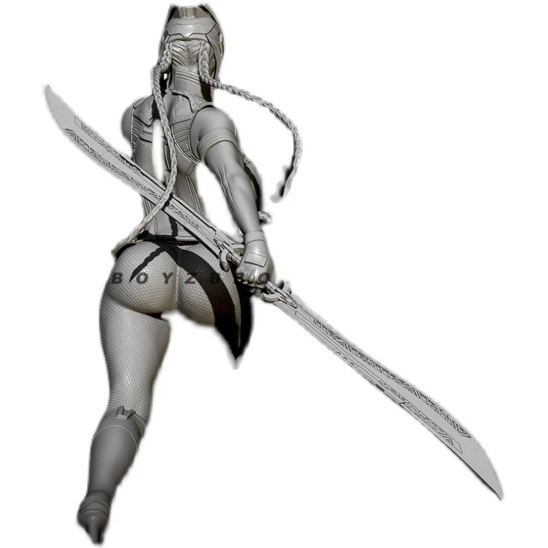 

80mm Resin model kits figure beauty colorless and self-assembled TD-2681