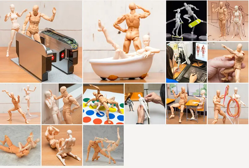 Аниме архетип мужской женский фигурка тело Кун/тело Чан кун ПВХ экшн модель