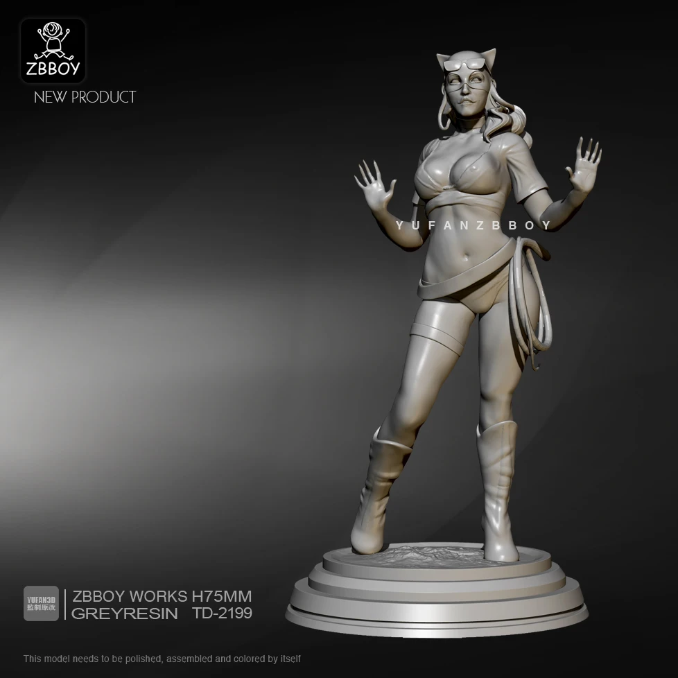 

1/24 75mm Resin Figure Kits model self-assembled TD-2199