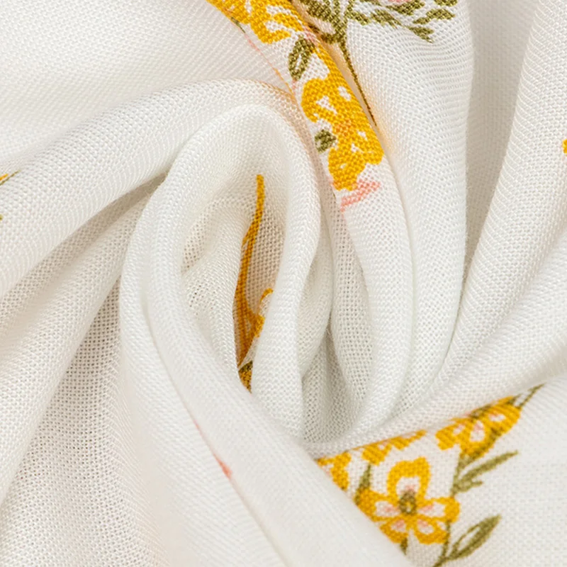 

Spring New Sleeveless Print Dress Women Casual O Neck White Sweet Sling Dress For Women 2021 Summer Dress