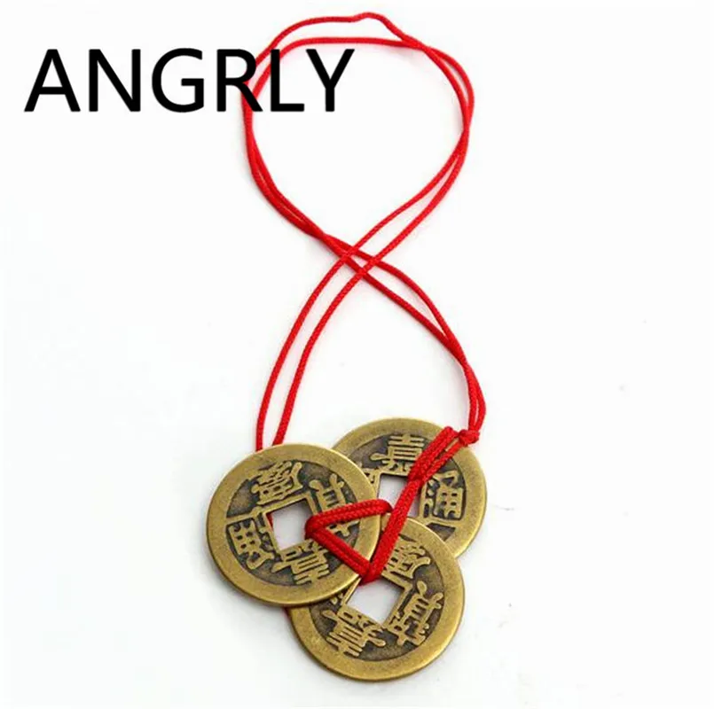 

3pcs /set Top Quality Best Price Chinese Feng Shui Coins For Wealth And Success Lucky Copper Chinese Coins Original Gifts