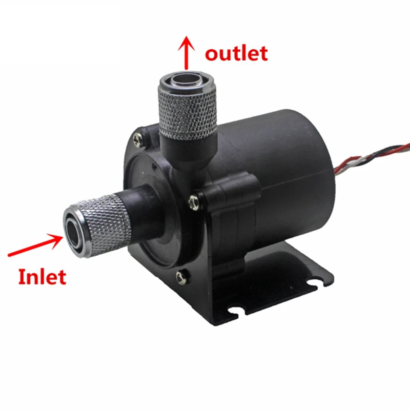 Водяной охлаждающий насос 12 В постоянного тока кулер для компьютера сделай сам 600