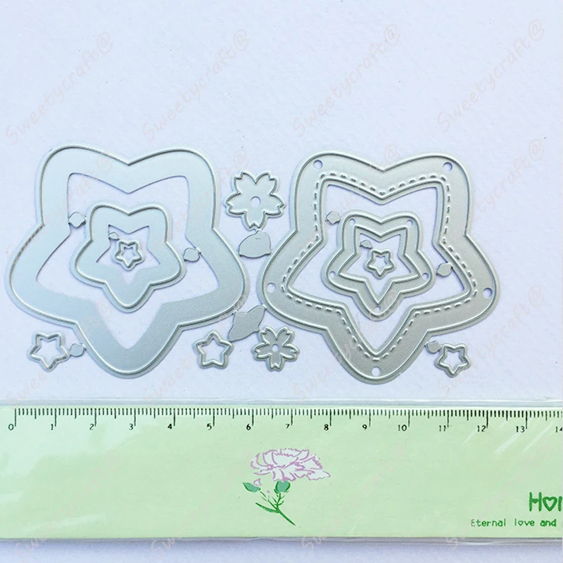 Штампы для скрапбукинга штампы стежка в форме цветка металлические выбивания