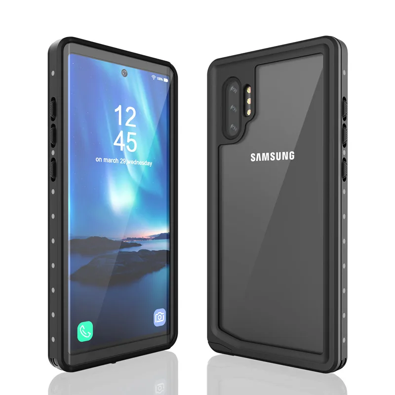 Водонепроницаемый чехол IPX68 для Samsung Galaxy Note 10 9 8 защитный из поликарбоната и ТПУ