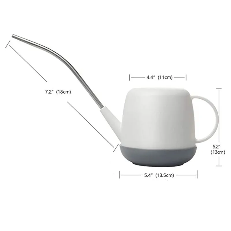 

Watering Pot Gardening Potted Small Watering Can Watering Flower Plants Shower Garden Tools Blue/White