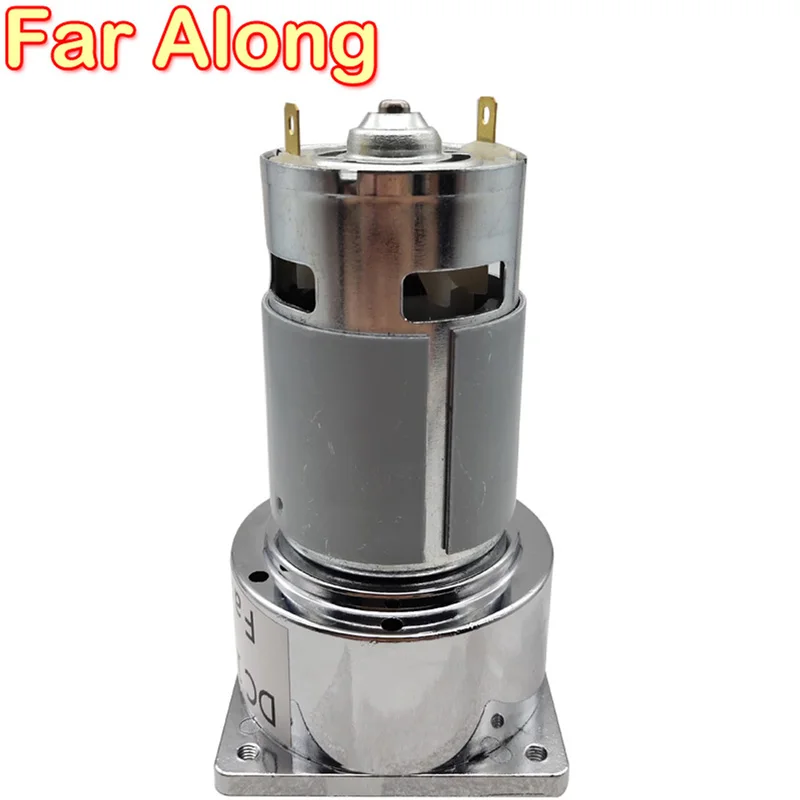 Низкоскоростной мотор редуктор постоянного тока с высоким крутящим моментом 12 В