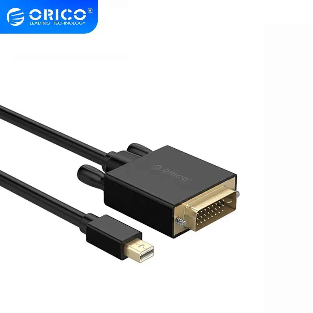 ORICO Mini DP(M) to DVI(M) One way HD Adapter Cable PVC Material DP XD MDTD 30 Supports 4k High Resolution Cable| |