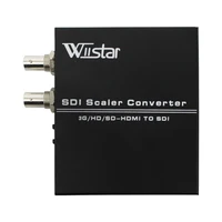 hdmi to sdi converter scaler 1x2 2 port 3g hd sdhdmi to sdi conver 720p to 1080p for monitorcameradisplay