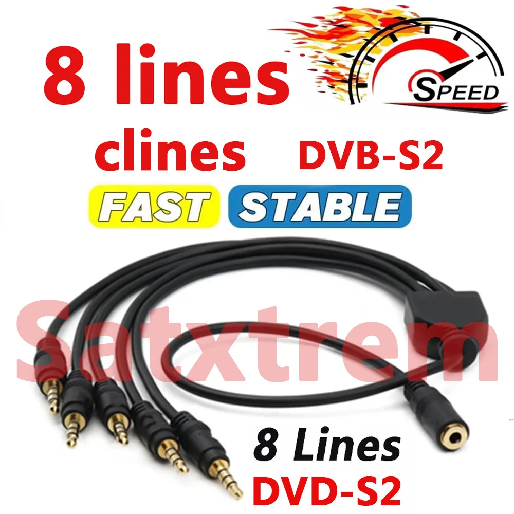 

Satxtrem Smart HD TV Clines mi Cable DVB-S2 V7 V8 V9 Nova Europe Stable 8-Lines