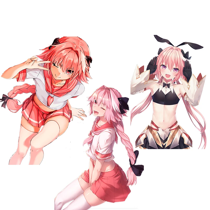 

Fuzhen Boutique Decals Exterior Accessories Astolfo Japanese Anime Girl Bike Car Body Sticker Vinyl Pvc Decorative