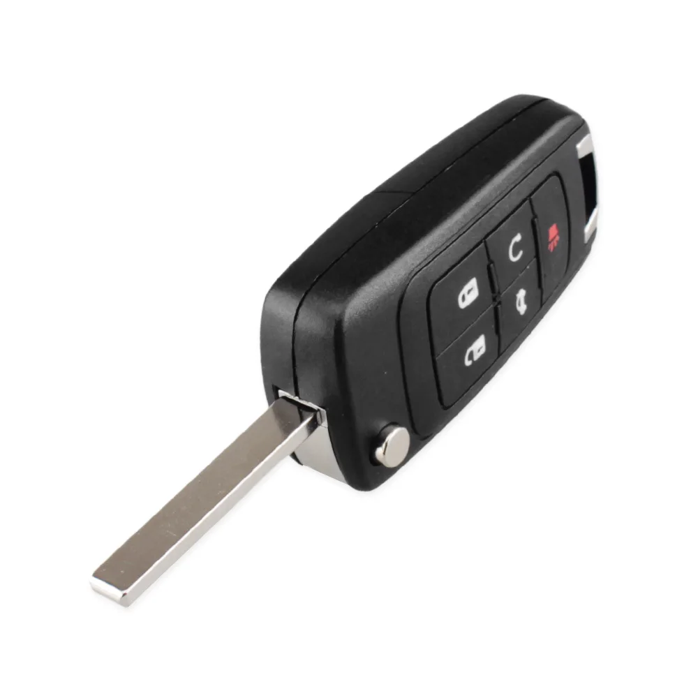 KEYYOU откидной складной чехол с 5 кнопками для пульта дистанционного управления Opel