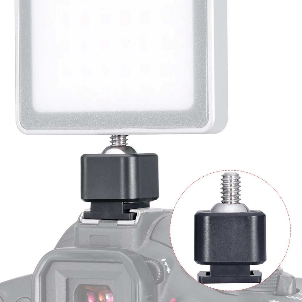 Регулируемая шаровая Головка для камеры 1/4 дюйма Холодный башмак мини Для Aputure AL M9