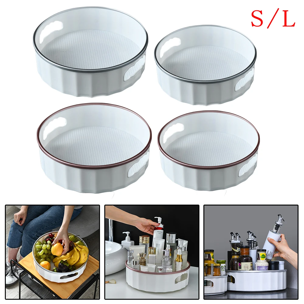 

Multi-functional Storage Rack Plastic Holder Kitchen Rotary Organizer New