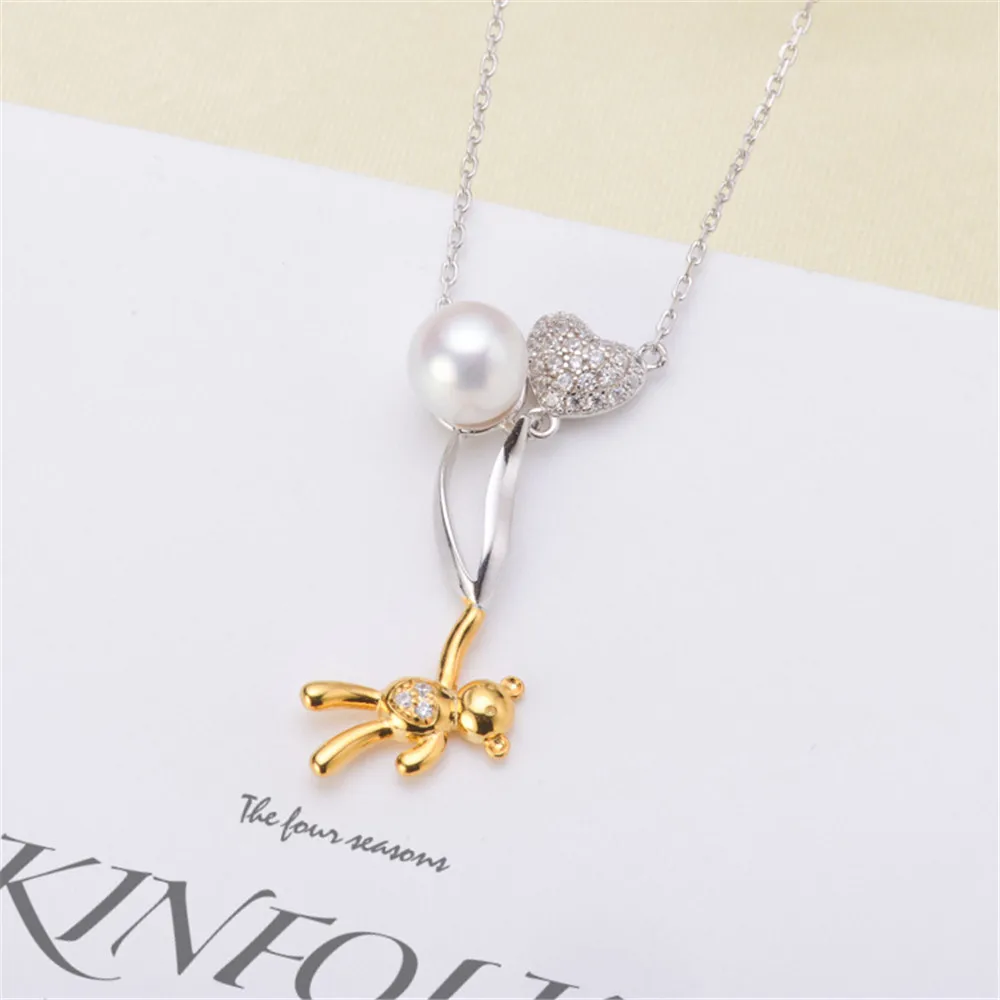 

pure silver Empty set of Necklace Chains For Jewelry Making Diy Supplies Handmade Jewelry Accessories
