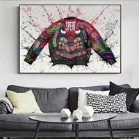 artwork poster peat graffiti jacket art canvas print modern painting living room home decoration wall painting
