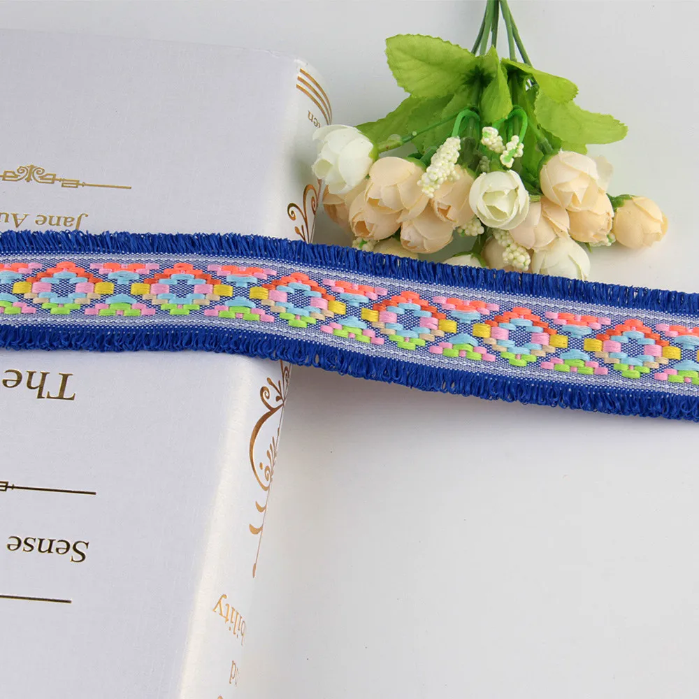 Хлопковая кружевная лента с кисточками аксессуары для шитья 4 5 см бейка бахромой