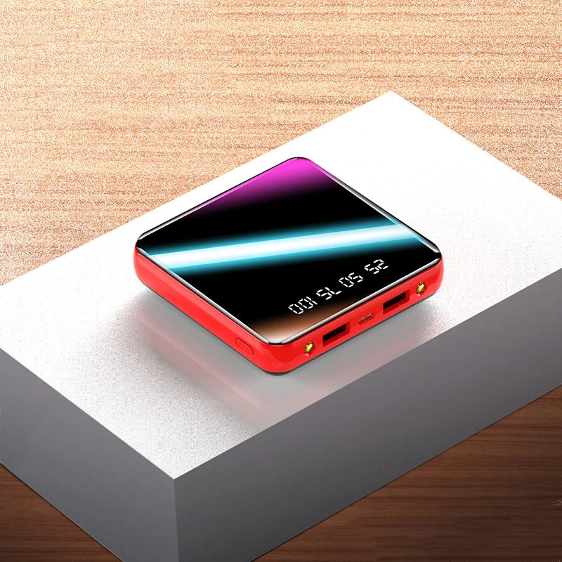 20000mAh мини банк силы быстрое зарядное устройство 2 USB lcd Портативная зарядка для