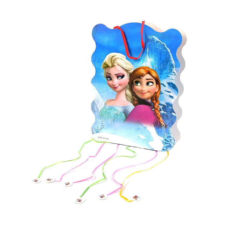 Pinata 1Pcs Холодное сердце Анна Лиза вечерние принадлежности День Рождения украшения одноразовые столовые приборы набор бумажные тарелки чашки баннер детский душ Декор - Цвет: Pinata 1Pcs