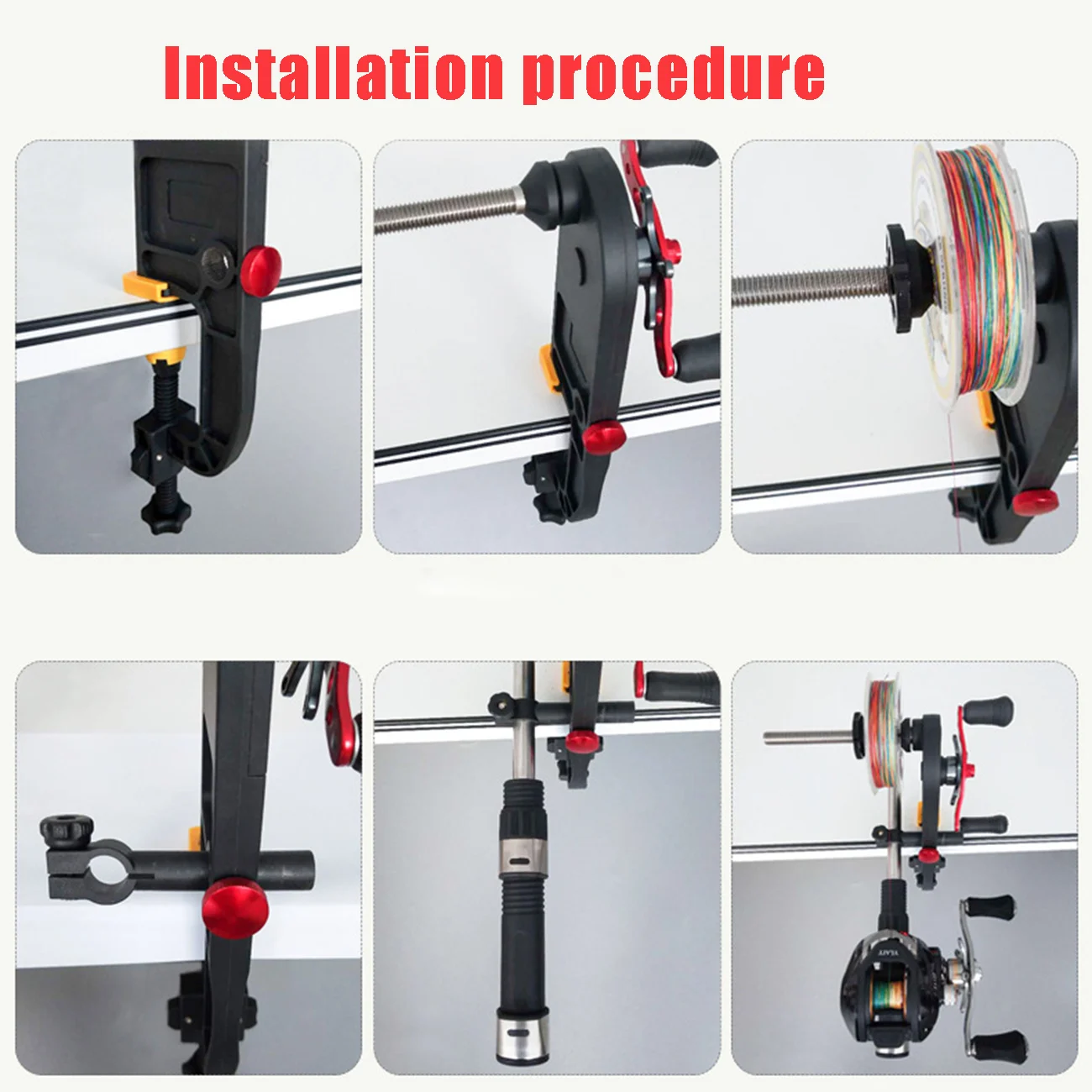 

Portable Fishing Line Spooler Fishing Line Winder Reel Spooler Winder Spooling for Cord Wrapper Fishing Accessories