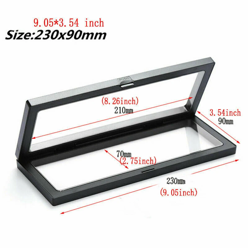 Держатель-рамка для ювелирных изделий 3d плавающий футляр хранения монет