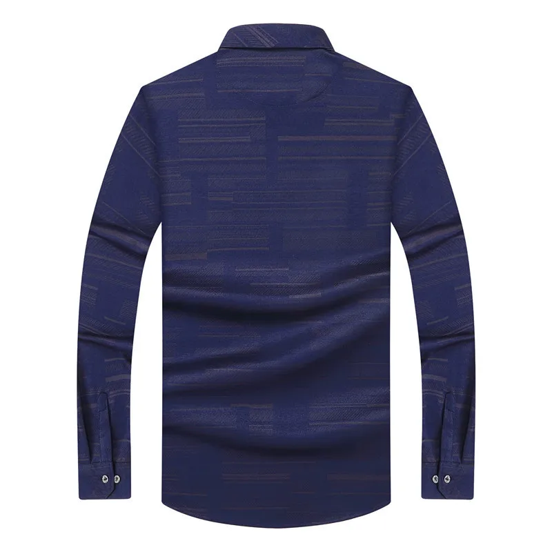 big size 8XL 7XL Brand shirt Summer Plaid Men Slim Fit Shirt Long Sleeve Casual Social Male high quality camisa masculina | Мужская