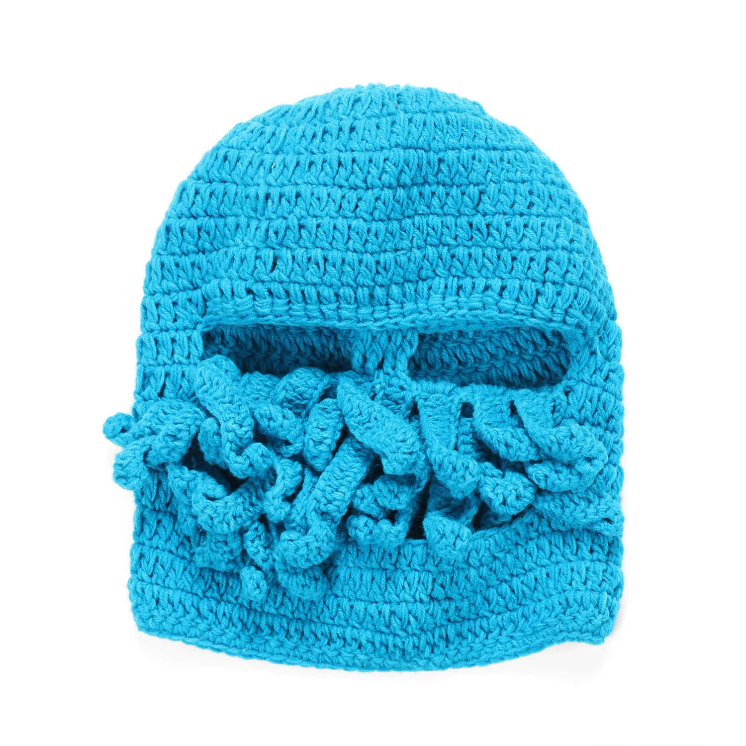 C08 Смешные щупальца Осьминог Beanie вязанная вязаная шапка для бороды ветрозащитная Лыжная вязаная шапка с маской для мужчин и женщин - Цвет: C08