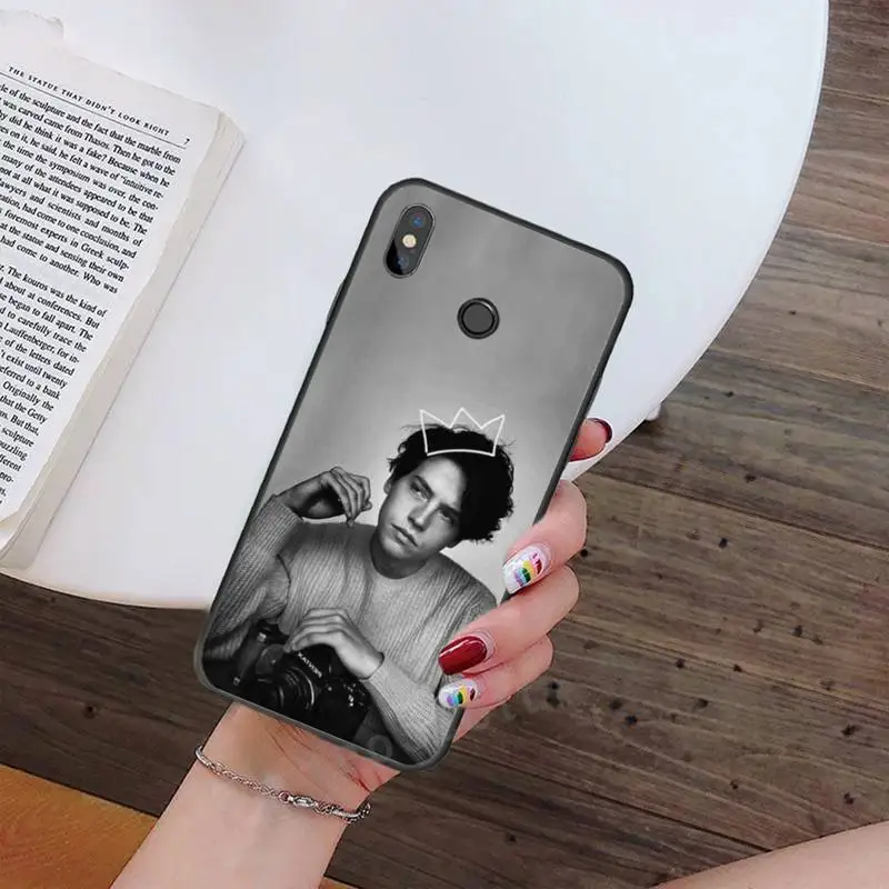 

American TV Riverdale Cole Sprouse Phone Case For Xiaomi Redmi note 7 8 9 t max3 s 10 pro lite Luxury brand shell funda coque