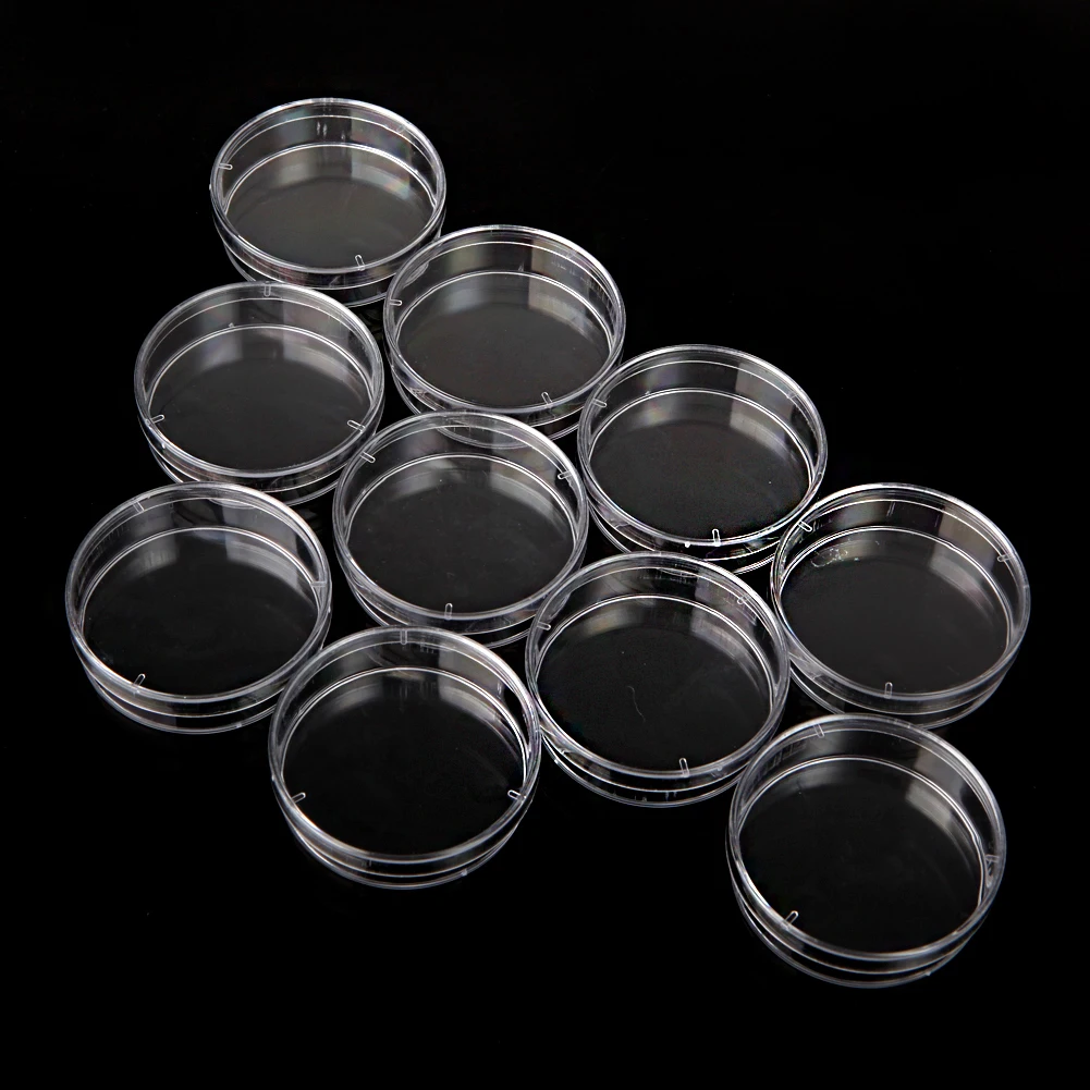 

K0AE New 50Pcs 5ml Plastic Clear Snap Cap Centrifuge Tubes Vials Sample Lab Container