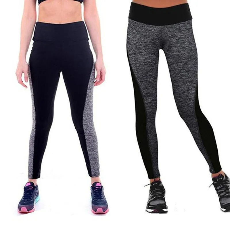 

Women's Casual Workout Leggings Fitness Sports Running Yoga Athletic Pants High Waist Patchwork Seamless Gym Leggings