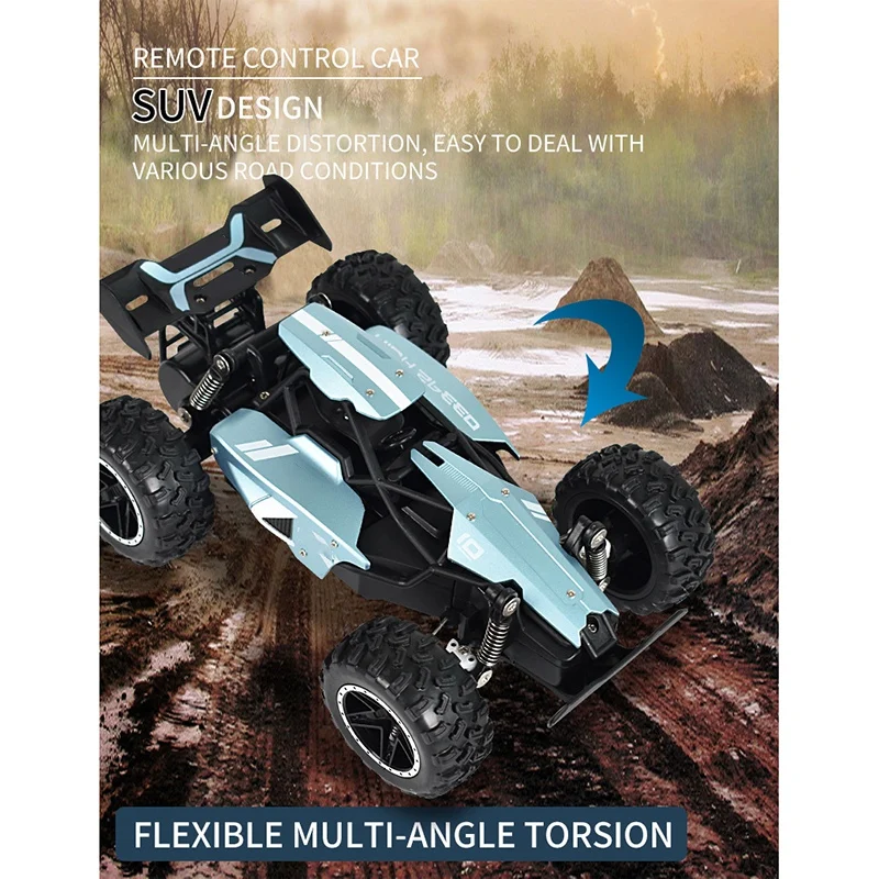 1:18 2 4 ГГц высокоскоростной внедорожный подъем автомобисветильник освещение