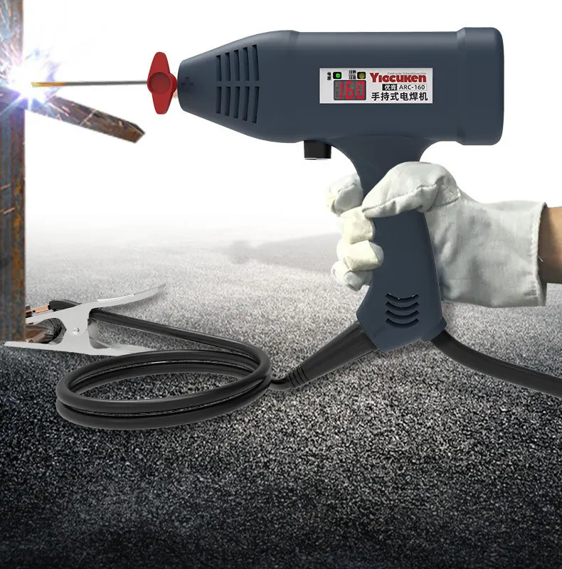 

160A 4800W Inverter Handheld Welding Machine Mask Electric Automatic Digital Intelligent Arc Welding Machine 3 in 1Spot Welder