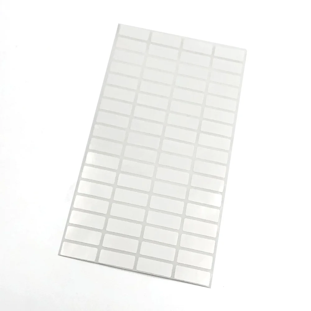 Водостойкая наклейка с чистым именем персонализированная белая этикетка сделай