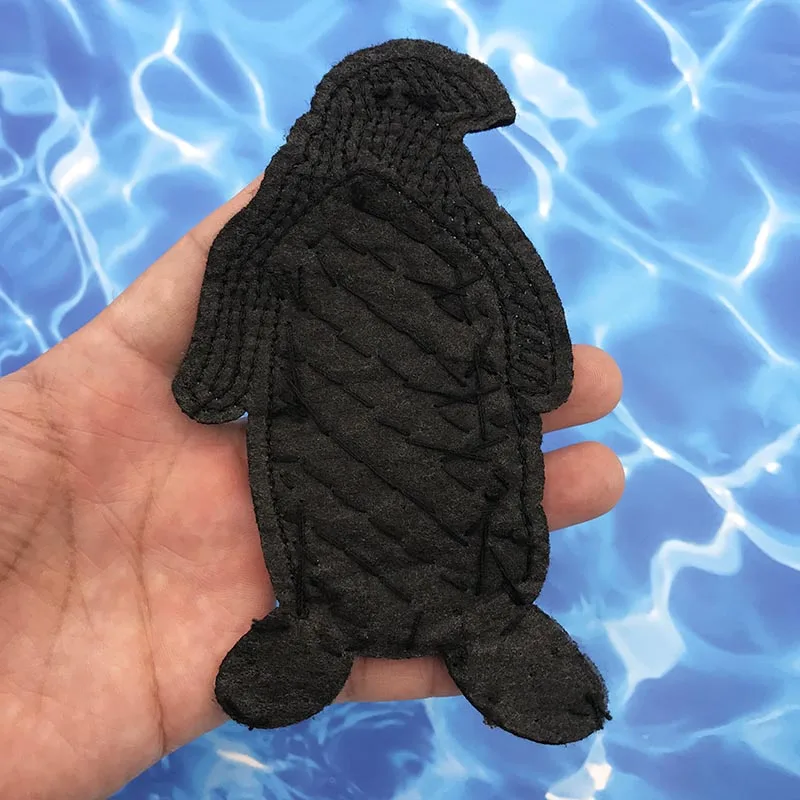 Стразы из бисера с нашивкой Пингвин для одежды пришиван на аппликации одежда