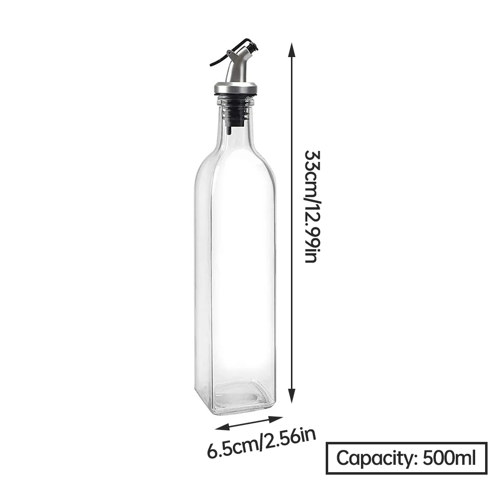 

Cooking Seasoning Oil Bottle Sauce Bottle Funnel Glass Storage Bottles For Oil Creative Oil Dispenser For Kitchen Accessory