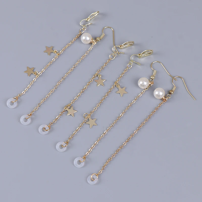 

Bluetooth наушники держатели аксессуары модные анти-потерянные клипсы унисекс серьги для Airpods