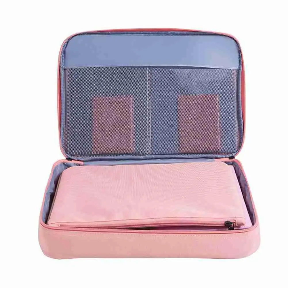 

Сумка для хранения документов, дорожная сумка для билетов, коробка для хранения документов, вместительная сумка для паспорта с большой карт...