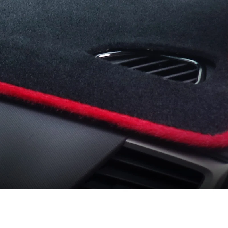 Коврик для приборной панели автомобиля из полиэстера с солнцезащитным козырьком