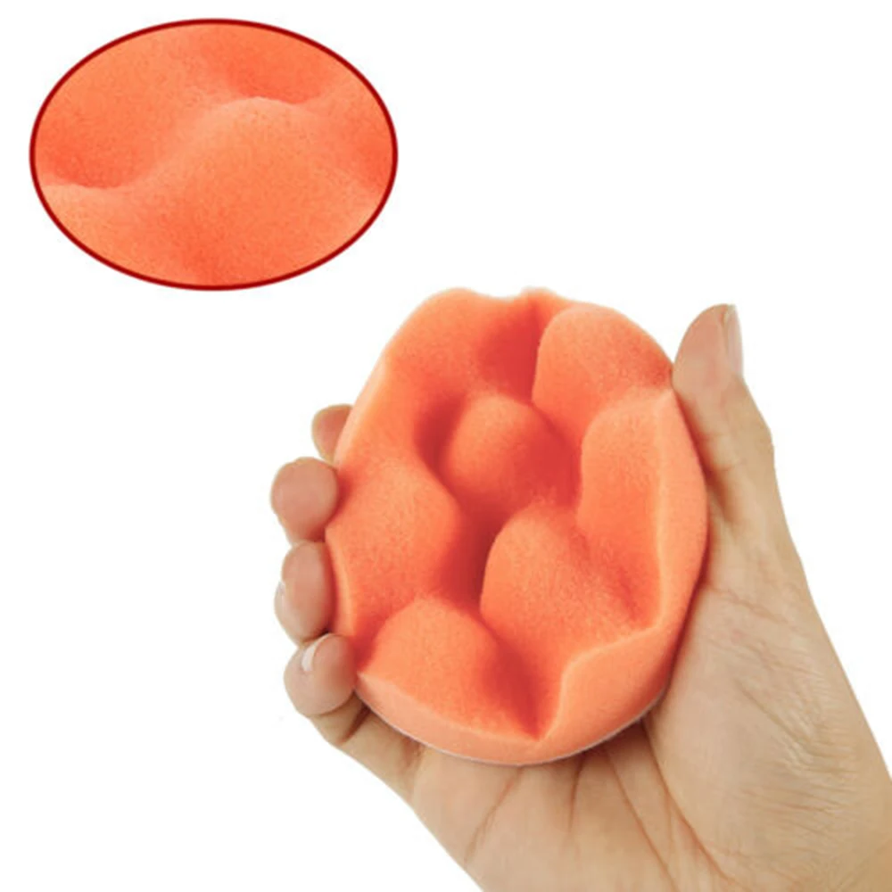 

5pcs Sponge Pads Set Washable M10 Drilling Foam Buffing Polishing Discs Plate