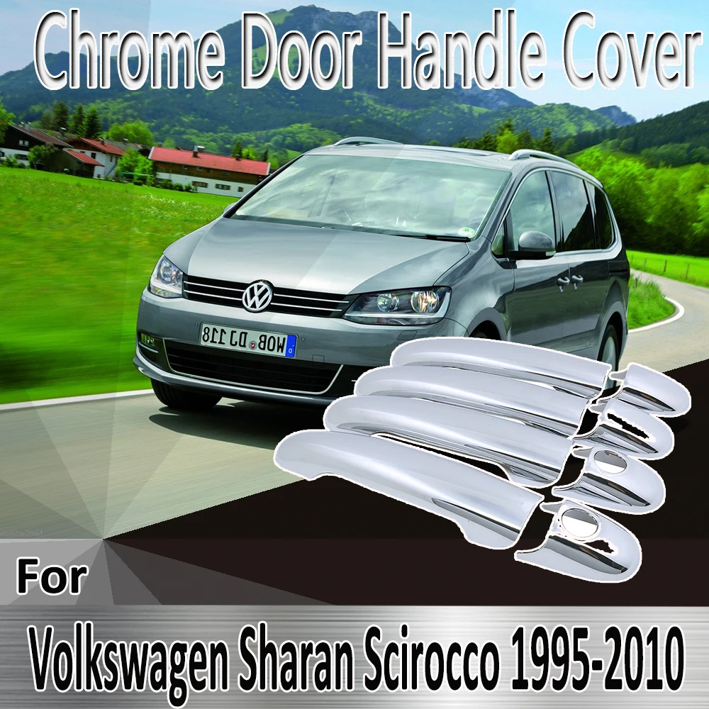 Декоративные Хромированные наклейки для Volkswagen VW Sharan Scirocco 1995 ~ 2010|Наклейки на