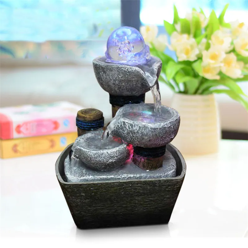 Фэн-шуй полимерный водный круг для помещений водные фонтаны поделки Подарки
