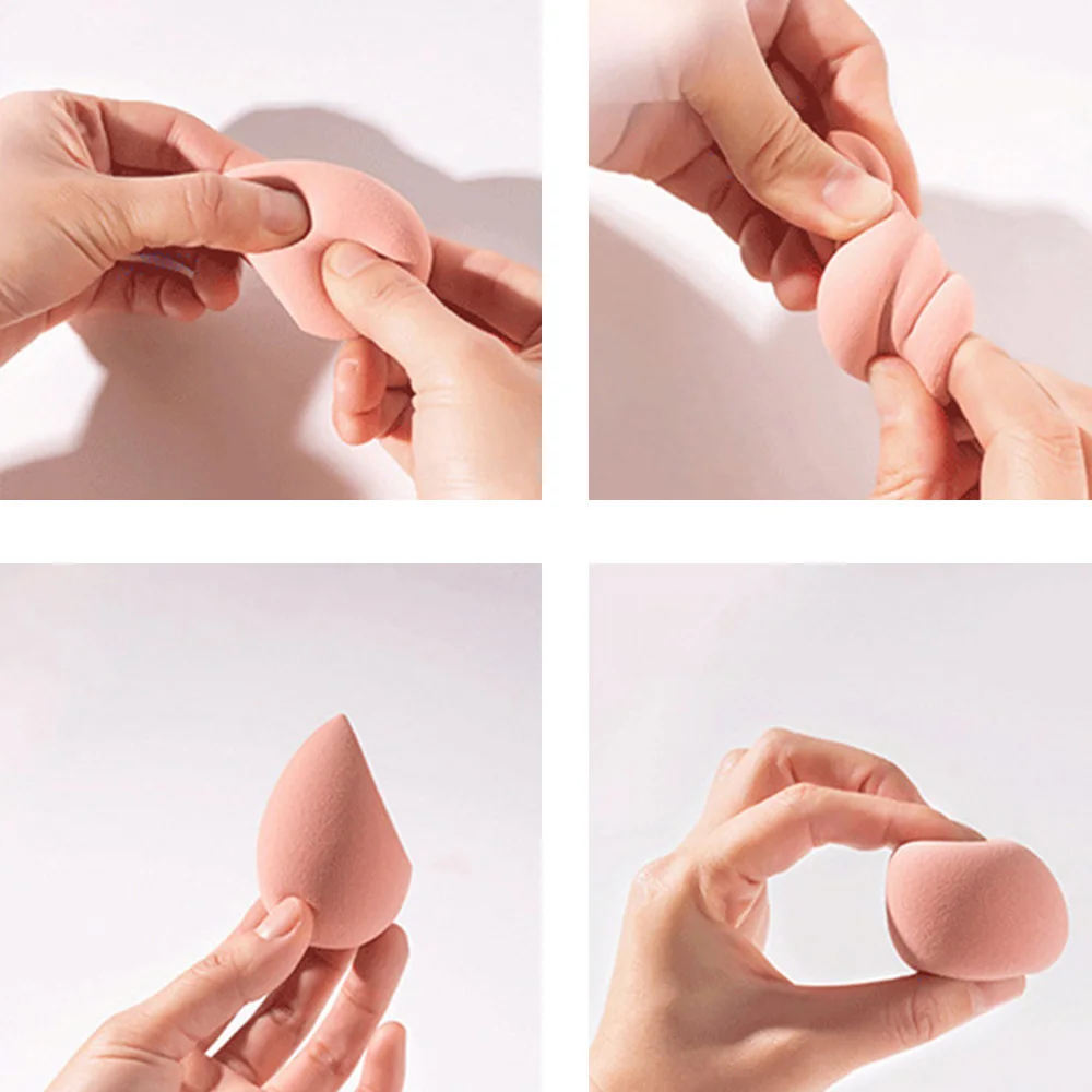 2 шт. сердце образный спонж для макияжа яйцо Мокрый Сухой Красота тональный крем