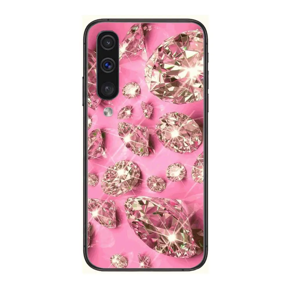 

Beautiful Shining Diamond Phone Case Hull For Samsung Galaxy A 3 5 6 7 8 9 E 2018 Plus 2017 E S Black Shell Art Cell Cover TPU