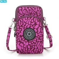 universal nylon phone bag for iphone 13samsungxiaomi case outdoor sport shoulder crossbody bags handbag cell phone pouch purse