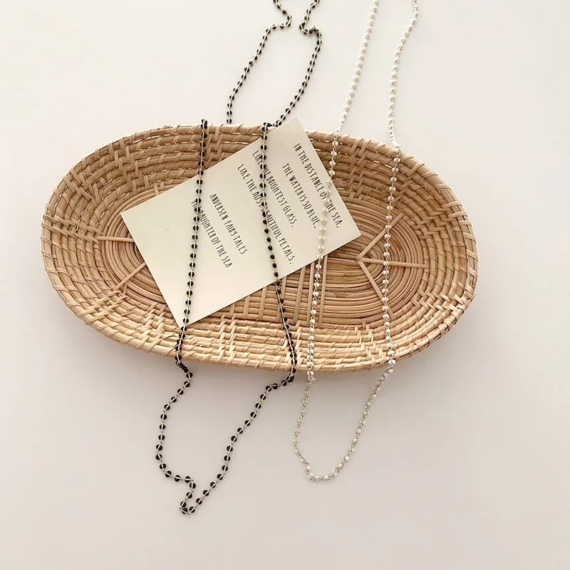 Металлическая цепочка для очков нескользящий держатель с имитацией жемчуга