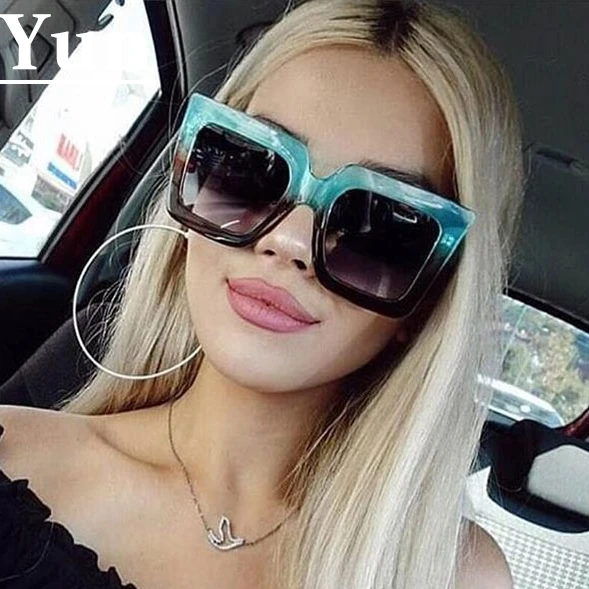 2019 сексуальные большие квадратные солнцезащитные очки для женщин высокая мода