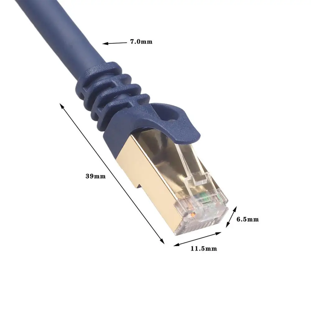 Cat8 Ethernet-кабель RJ 45 кабель de красный FTP-кабель Профессиональный сетевой